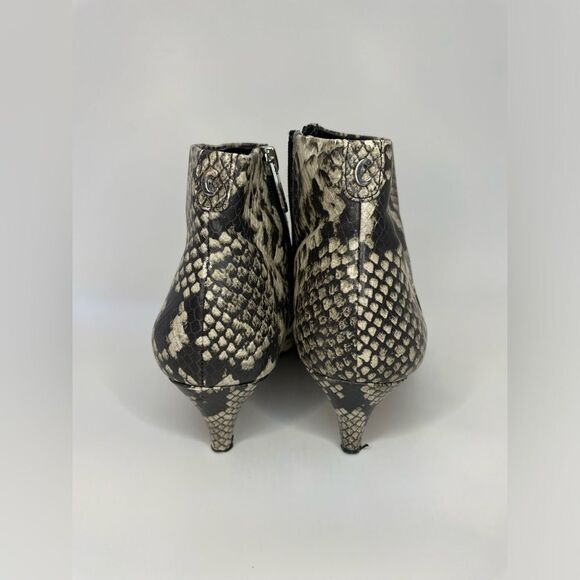 Circus by Sam Edelman Kirby Booties Embossed Pointed-toe Cashmere Snake Print 7M - Picture 4 of 7